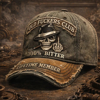 🏁💀Gorra de béisbol estilo retro con impresión digital 3D