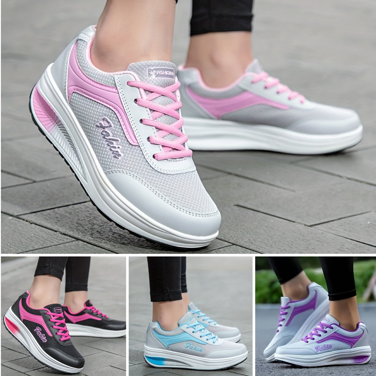 💥👟【50% zniżki】【35-43】Nowe jesienno-zimowe damskie modne, oddychające, codzienne buty sportowe