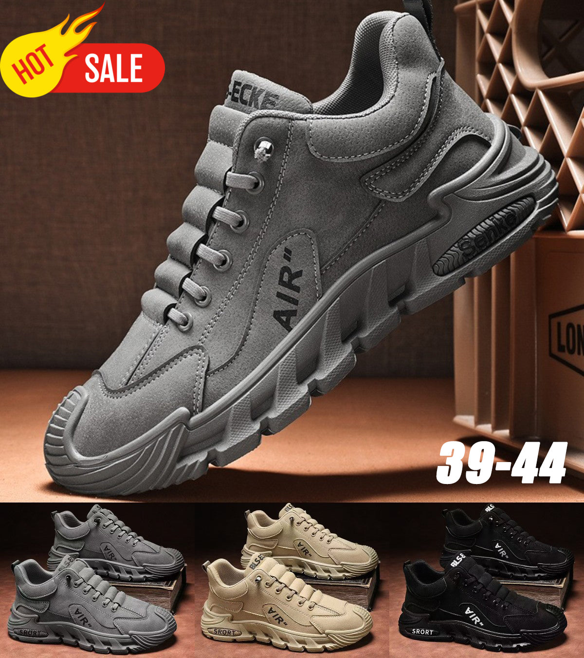 🔥💥Último éxito 50% OFF (39-44) 👞 Zapatos casuales impermeables y transpirables para hombre, suela suave y cómodos de llevar