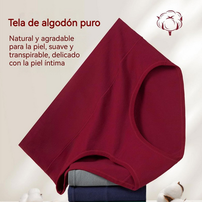 💖2026 nuevo lanzamiento con 40% de descuento💖【Pack de 5】🩲 Bragas femeninas antibacterianas de algodón modal de alta elasticidad para 45-100 kg