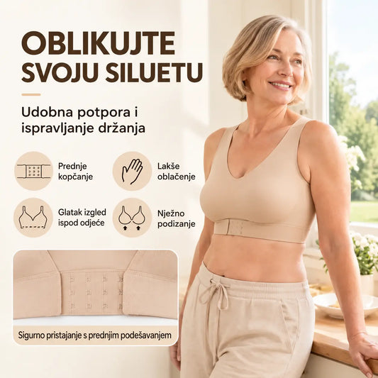 【✨Kupite 1, dobijte 2 gratis - paket od 3】Žensko donje rublje za oblikovanje tijela, ispravlja liniju leđa💋