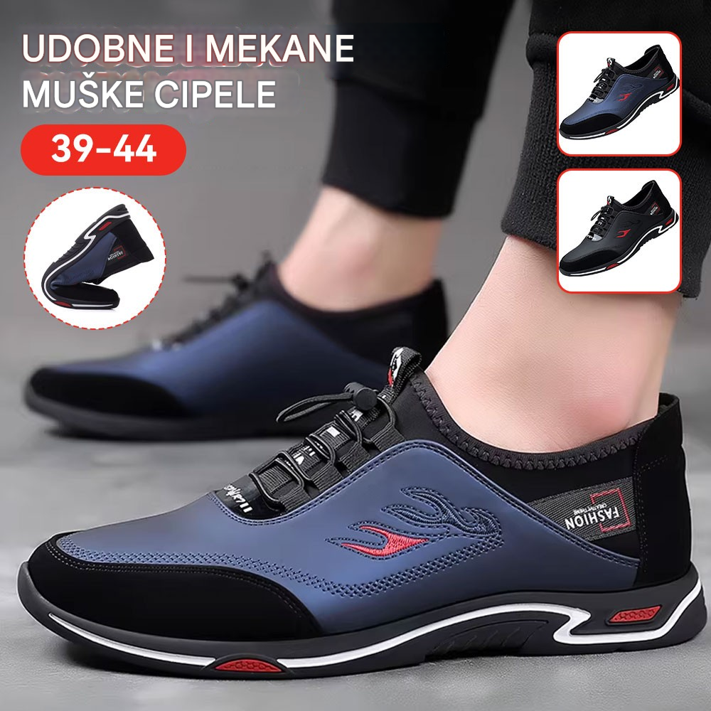 👞 Muške prozračne poslovne kožne cipele ✅ Zaštita od neugodnih mirisa ✅ Mekana kožna potplata ✅ Modne i univerzalne