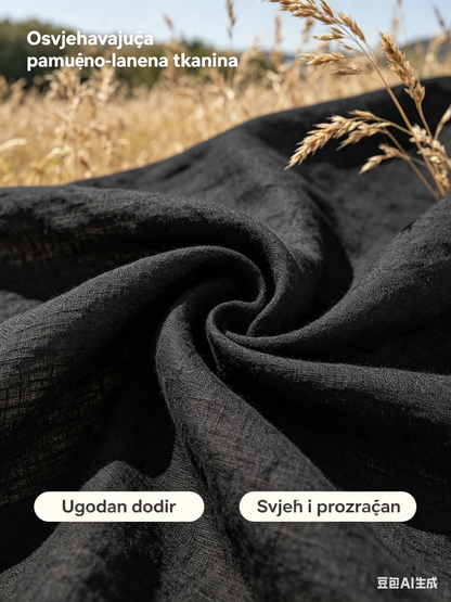 🔥Kupi 1, dobij 1 gratis🔥【S-3XL】Ljetni novi modni jednobojni bezrukavni komplet, elegantnog izgleda, idealan za posao i svakodnevno nošenje.