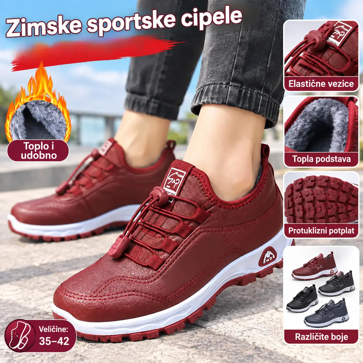 【35-41】Ženske ručno izrađene cipele od prave kože, baršuna i pamuka – novi zimski stil
