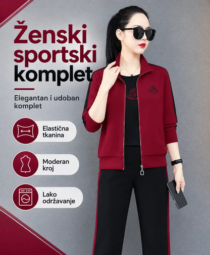 🏆【M-5XL】🔥【Sakun+majica+hlače】💖2026 novi trodijelni sportski casual set