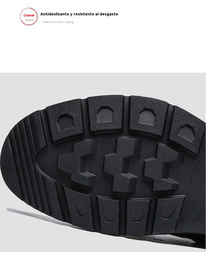 🔥🔥Nuevo lanzamiento 40%⏳【39-44】Botas nuevas de cuero para hombre, cuero de alta calidad, hechas a mano.