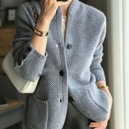 🧥💖✨【Omejena ponudba 50% popust】Francoski elegantni kašmirski plašč, lahek, topel in univerzalen
