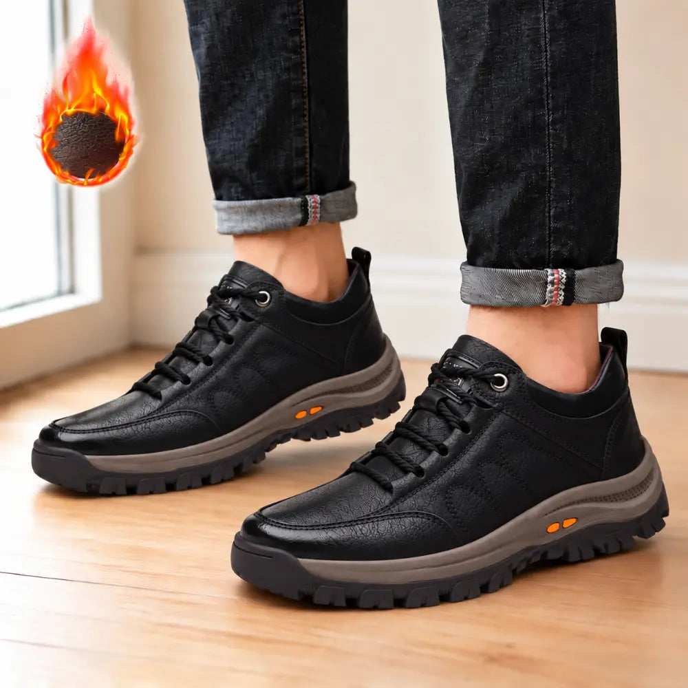 👞 【39–48】Muške casual kožne cipele: mekana koža i protuklizni, izdržljivi potplat.