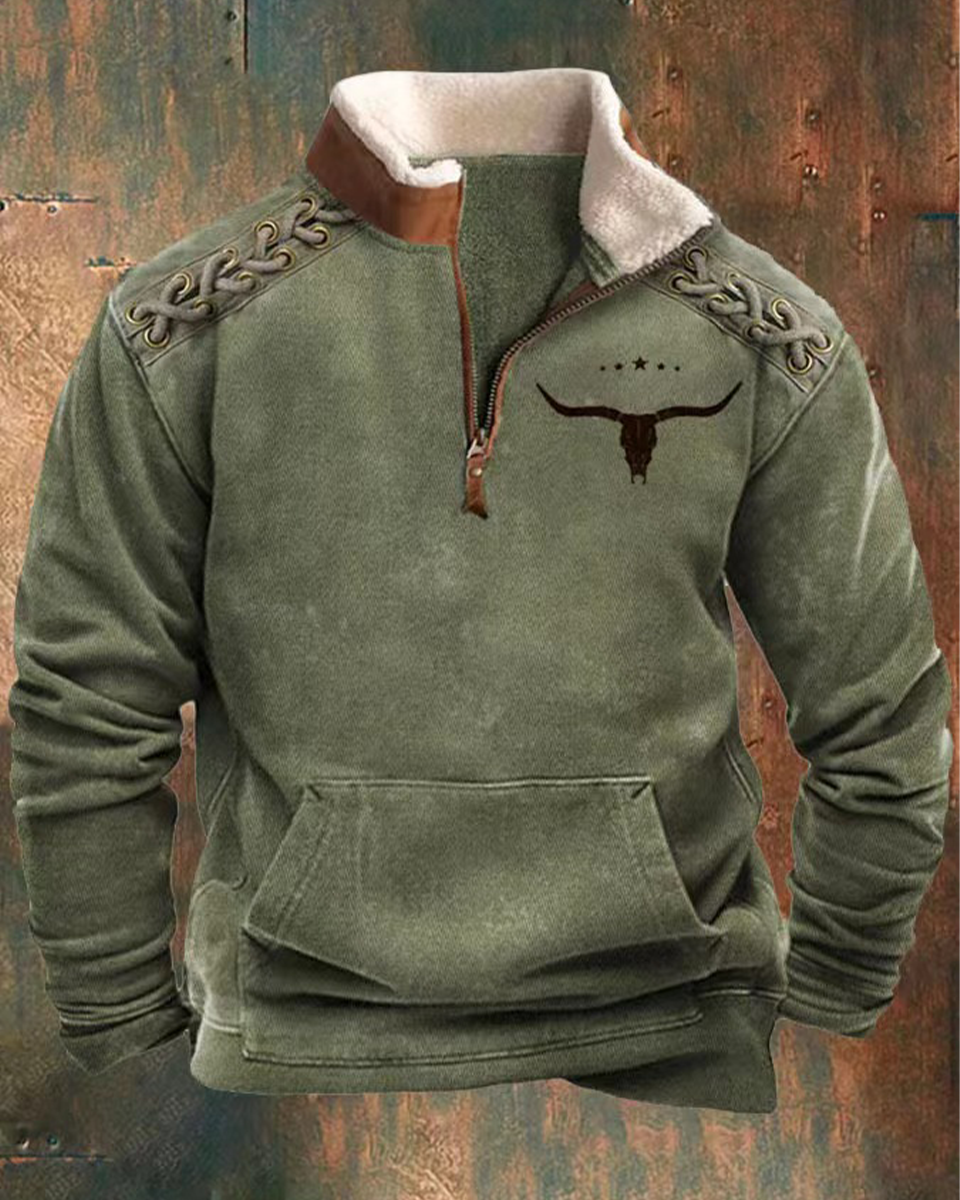 👕【35% KEDVEZMÉNY】【S-4XL】2025-ös őszi-téli férfi divatos, meleg hosszú ujjú pulóver 3D nyomattal