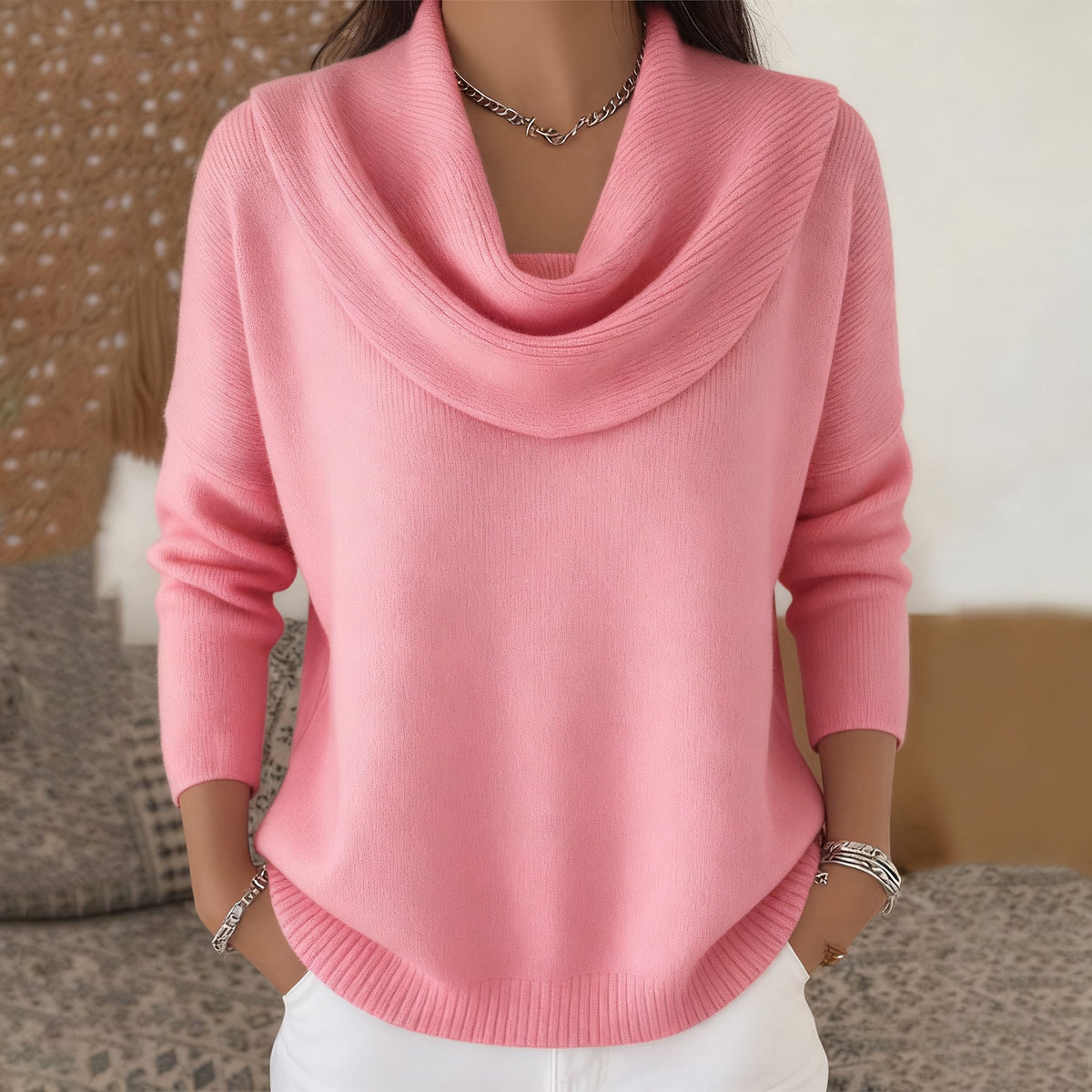 🔥【S–3XL】Ženski pleteni pulover za jesen i zimu – mekan, udoban i elegantan