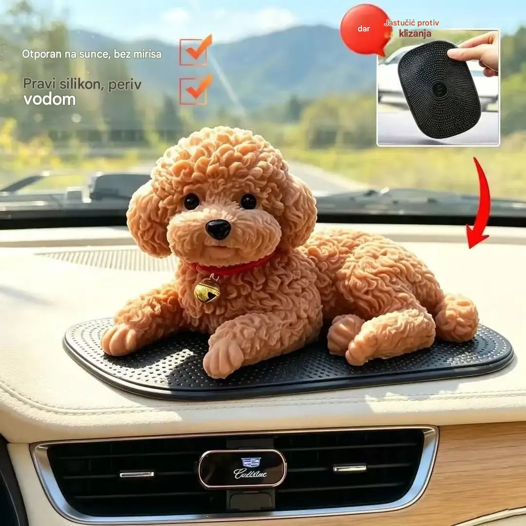 🐶✨Ukras za automobil u obliku pudlice: najslađi dodatak za nadzornu ploču