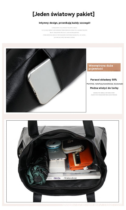 Ograniczona oferta 43% 👜 Nowa torba na ramię z miękkiej skóry dla kobiet, casual, o dużej pojemności ✨ Modna i łatwa do zestawienia ✨