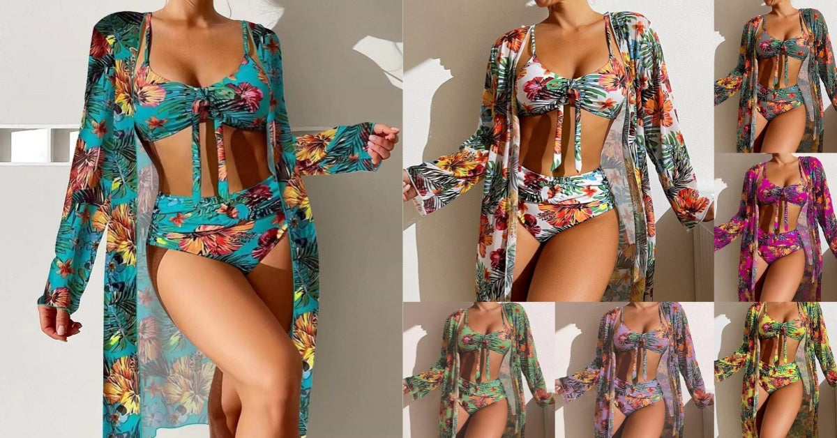 👙☀️【S-2XL】Novi trodijelni kupaći kostim iz 2026. - visokokvalitetan, ugodan za kožu, mekan i udoban