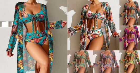 👙☀️【S-2XL】Novi trodijelni kupaći kostim iz 2026. - visokokvalitetan, ugodan za kožu, mekan i udoban