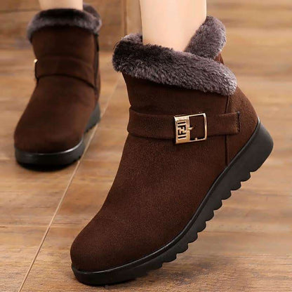 Ограничена оферта 50% отстъпка【35-43】❄️🥿👢 Зимни дамски модерни удобни топли ботуши 2025 г