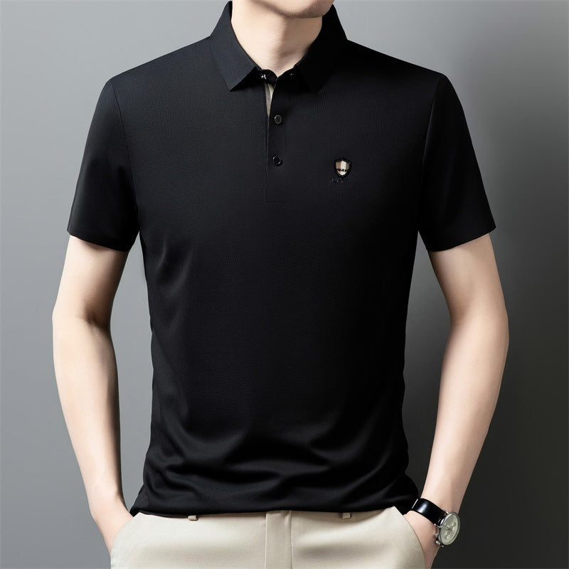 【M-4XL】Nova polo majica kratkih rukava s ovratnikom od ledene svile za ljeto 2026. Iznimno udobna.