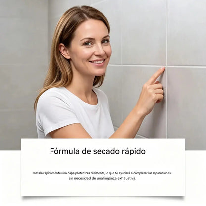 Kit de pintura a base de agua para el acabado de azulejos y bañeras.