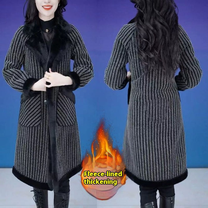 🔥Ograničeno 49% popusta🔥【M-4XL】Nova zimska kolekcija 2024, moderna, debela, mekana i topla ženska karirana kaput✨3824736