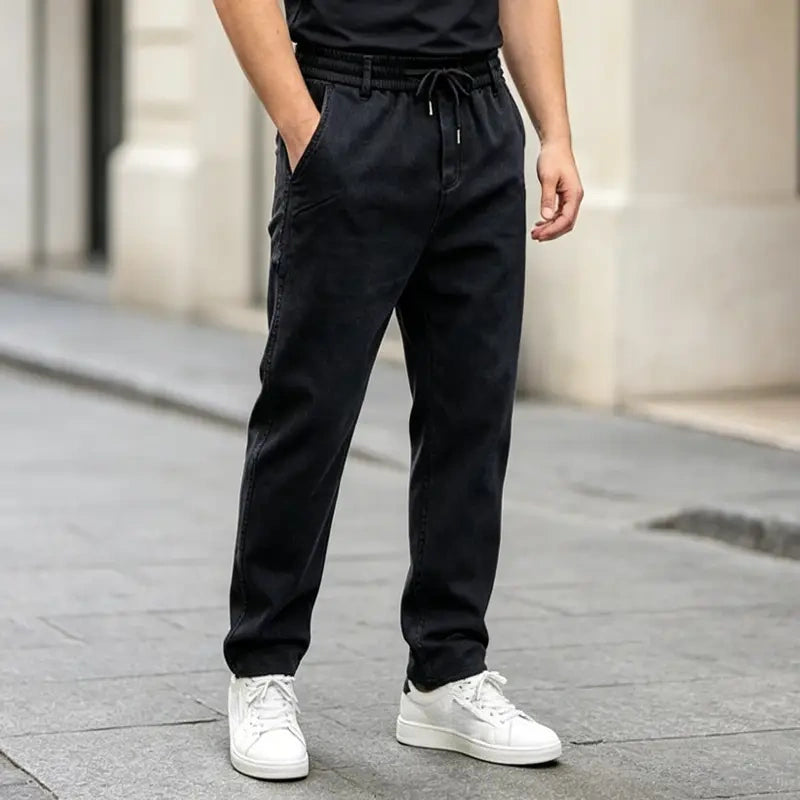 👖【M-6XL】Muške traperice široke hlače, elastične, udobne, otporne na prljavštinu i prikladne za posao