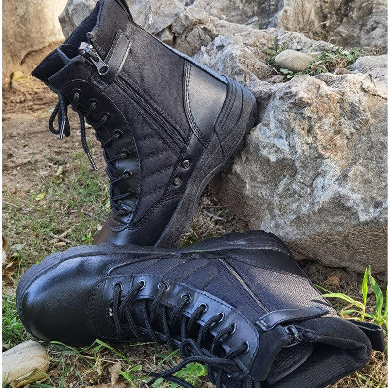 👍【39-45】Botas tácticas militares de alta calidad para otoño e invierno para senderismo, para hombres y mujeres: impermeables, cálidas y resistentes al desgaste