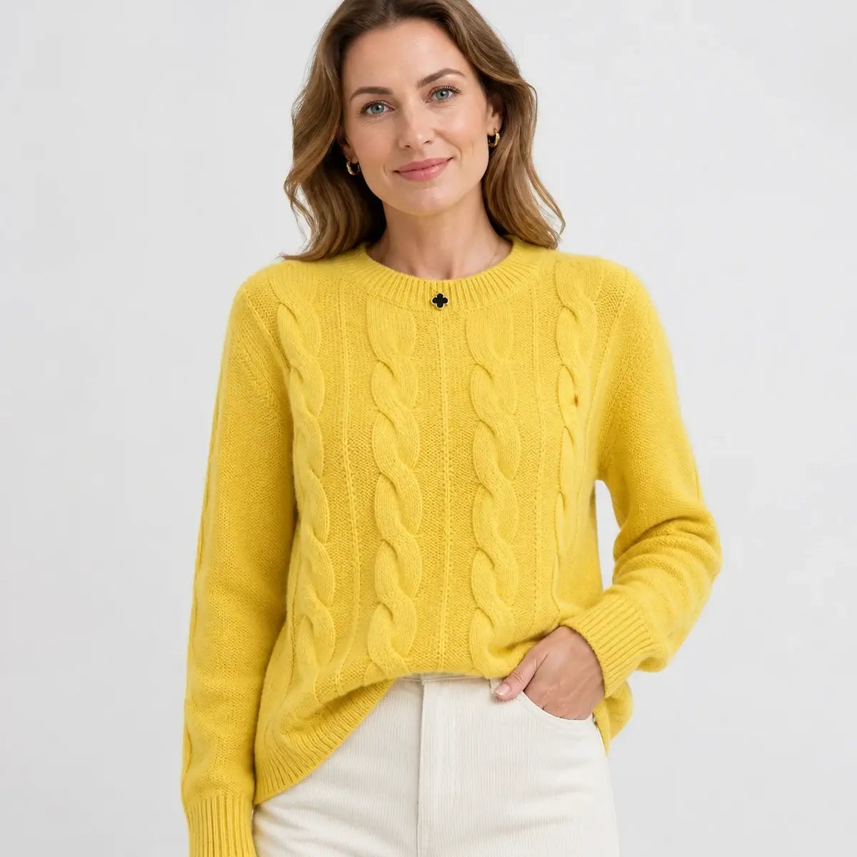【S-3XL】🤩Novi retro pleteni puloveri s okruglim izrezom za jesen/zimu – trendi puloveri