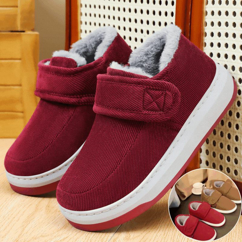 ❤❄ Zimske debele pamučne ženske cipele za starije osobe, tople cipele s flis podstavom za srednju i stariju dob, prikladne za nošenje na otvorenom