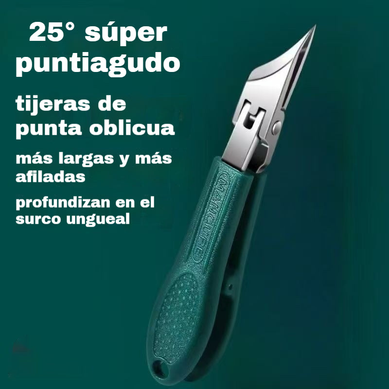 🔥【Set de 3 piezas】✂️💅Nuevo cortaúñas ultrafino inclinado para manicura casera