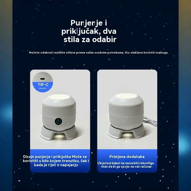 💡🔥【50% popusta danas】Dinamični rotirajući LED projektor - Besplatna dostava - Plaćanje pouzećem