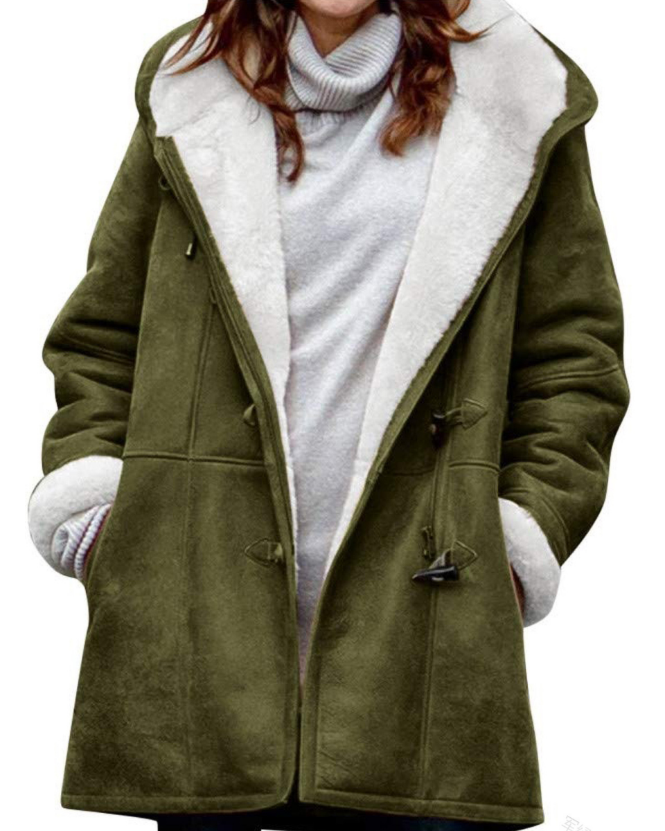 🥼🐏💖【Nowość zimowa 43% zniżki】2025 Modna i ciepła damska kurtka z zamszu, z ociepleniem z wełny, S-5XL, kurtka zimowa/na co dzień