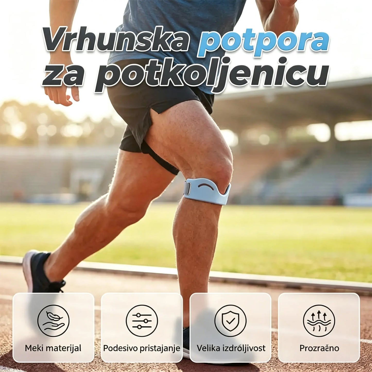 【Kupite jedan par, dobijte jedan gratis】4 za samo 29 eura 🩺 Sportske ortozice za koljena 👉 Vašim koljenima treba vremena za oporavak, a ove ortozice za koljena su dizajnirane za to.