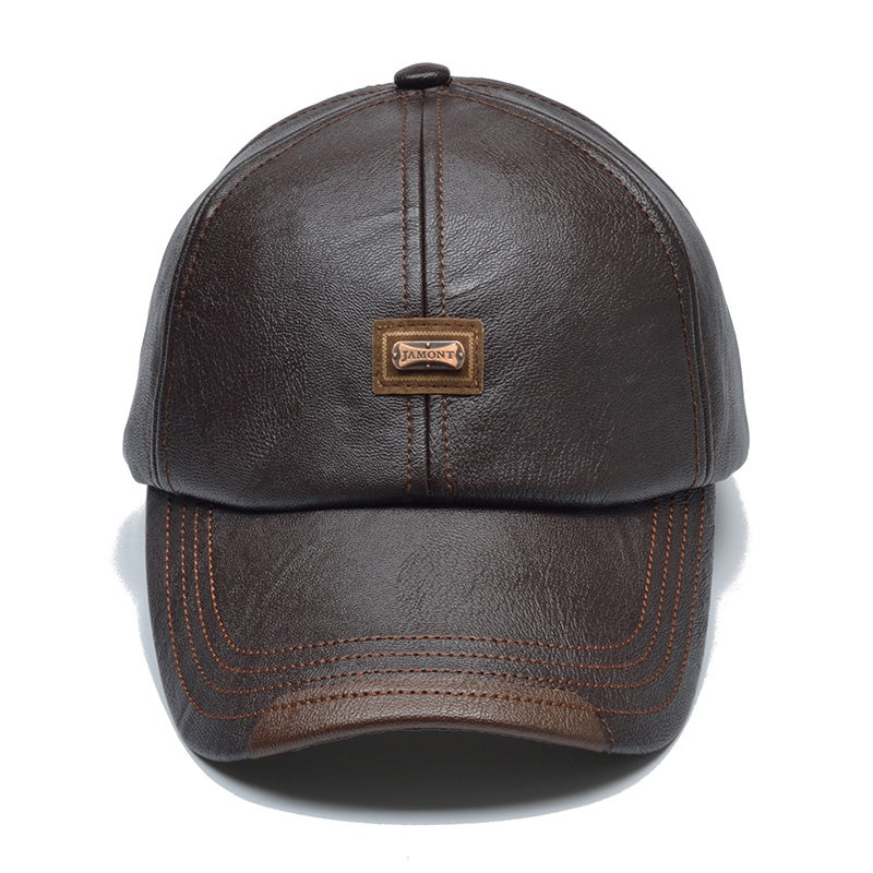 Ограничена оферта: 42% отстъпка! 🔥 Нов модел кожена бейзболна шапка за есен и зима 2025, модна и универсална.