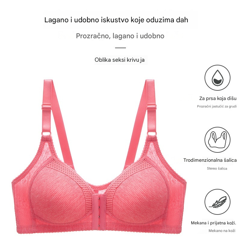 💕【Set od 3 dijela】Bešavni grudnjak izrađen od visoko elastičnog materijala, tankog i prozračnog, s potporom protiv opuštanja💕