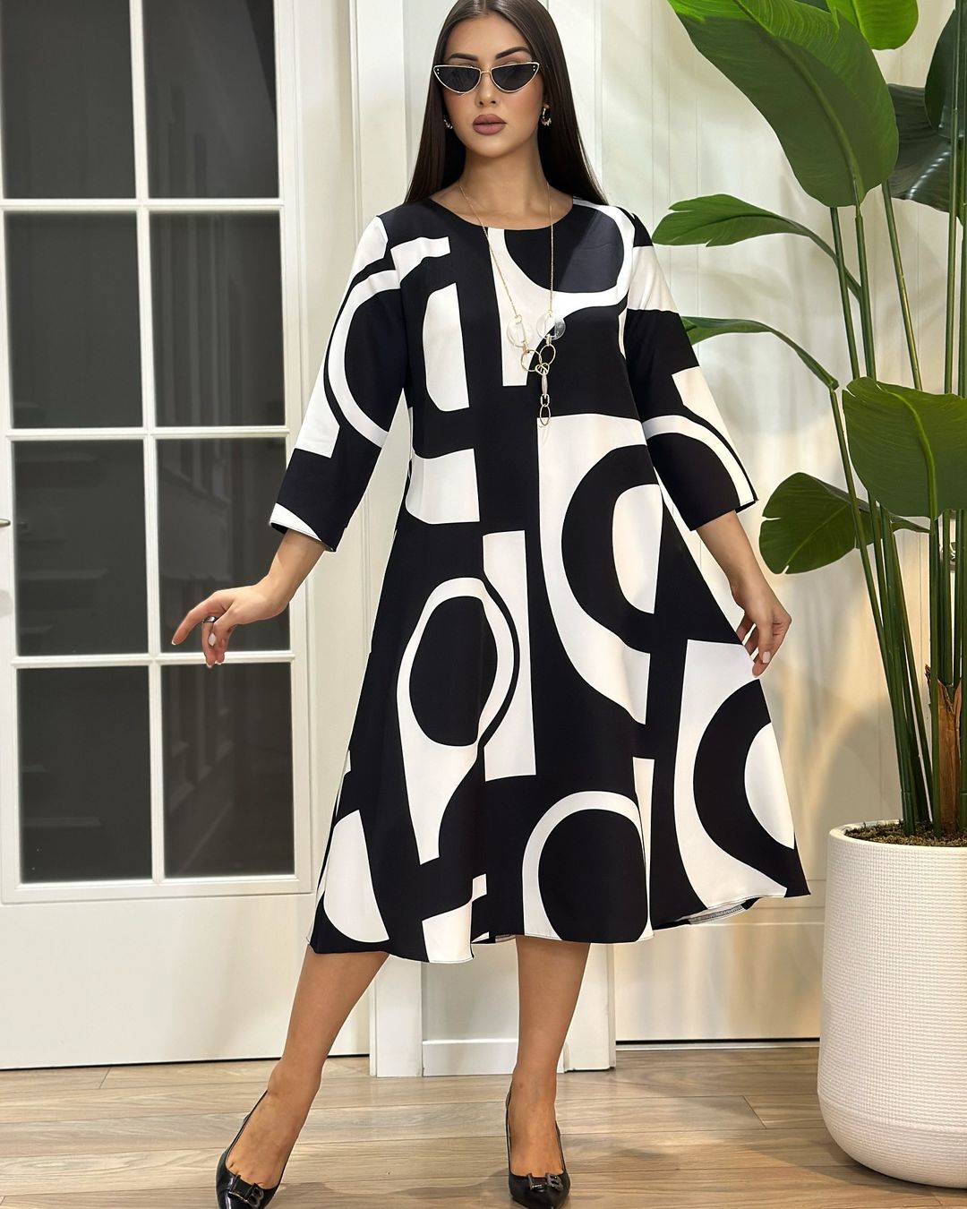 【S-5XL】👗Nova elegantna haljina geometrijskih linija3647918