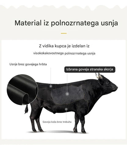 💯🔥【39-48】Moški poslovno-priložnostni čevlji so izdelani iz vodoodpornega in proti madežem odpornega usnja z mehkim podplatom za udobno nošenje.