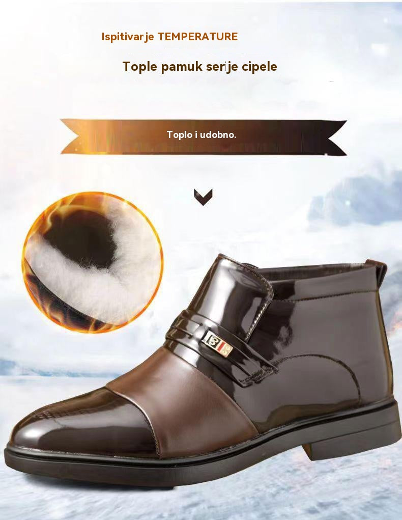 👞🌞【Zimowa Wyprzedaż】【38-44】Eleganckie Męskie Buty Skórzane z Ciepłą Wyściółką - Wygoda, Styl i Ochrona Przed Zimnem na Każdą Okazję!