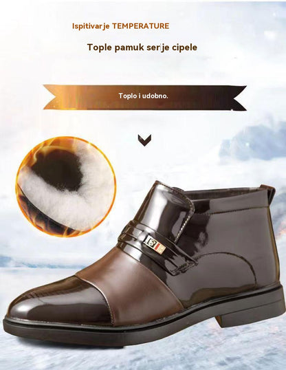 👞🌞【Zimowa Wyprzedaż】【38-44】Eleganckie Męskie Buty Skórzane z Ciepłą Wyściółką - Wygoda, Styl i Ochrona Przed Zimnem na Każdą Okazję!