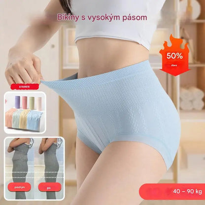 🏆【8 párov】【40-100 kg】🔥Posledný deň - 50% zľava - Antibakteriálne nohavičky s vysokým pásom a reguláciou bruška