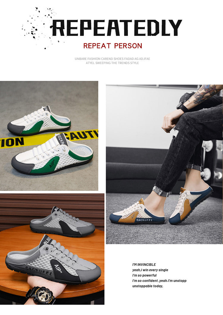 🔥Últimos 2 días 40% de descuento【39-44】Zapatillas deportivas suaves y transpirables de alta calidad para hombre, pantuflas casuales 