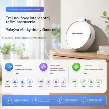 🔥【2 len za 24 eur】🐦 Prenosný ultrazvukový odpudzovač vtákov | Automatický odpudzovač holubov, vhodný na balkóny, záhrady a vonkajšie priestory