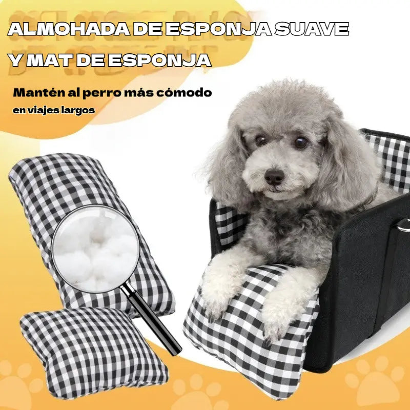 🐶 Iskoristite popust od 50% odmah! 🎁 Prijenosna autosjedalica za pse, uključujući sigurnosni pojas i podstavljenu torbu za kućne ljubimce.