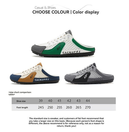 🔥Últimos 2 días 40% de descuento【39-44】Zapatillas deportivas suaves y transpirables de alta calidad para hombre, pantuflas casuales 