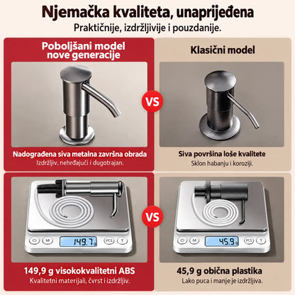 Komplet produžne cijevi za dozator sapuna – jednostavna ugradnja i praktična uporaba