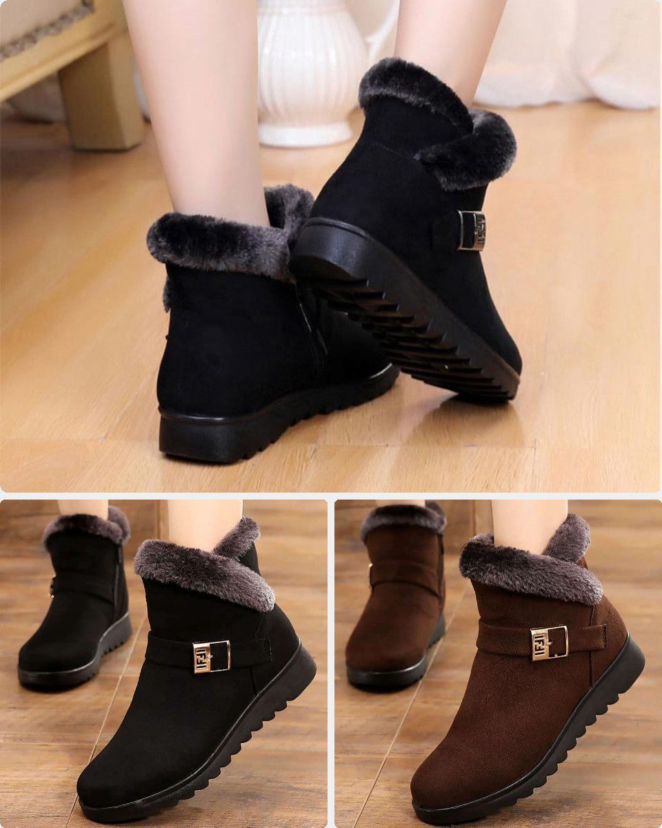 Ограничена оферта 50% отстъпка【35-43】❄️🥿👢 Зимни дамски модерни удобни топли ботуши 2025 г