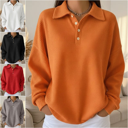 🔥【Kupi 1 i dobiješ 1 gratis】【S-5XL】2025 Nova jesen/zima jednobojna polo majica s ovratnikom
