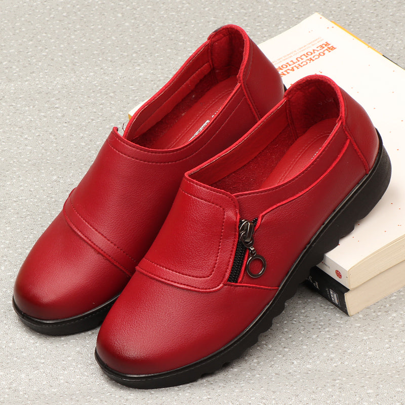 🔥👟40% de descuento [35-41] Zapatos de piel cómodos, suela suave, antideslizantes, resistentes al desgaste, calidad garantizada-3753348 