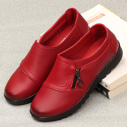 🔥👟40% de descuento [35-41] Zapatos de piel cómodos, suela suave, antideslizantes, resistentes al desgaste, calidad garantizada-3753348 