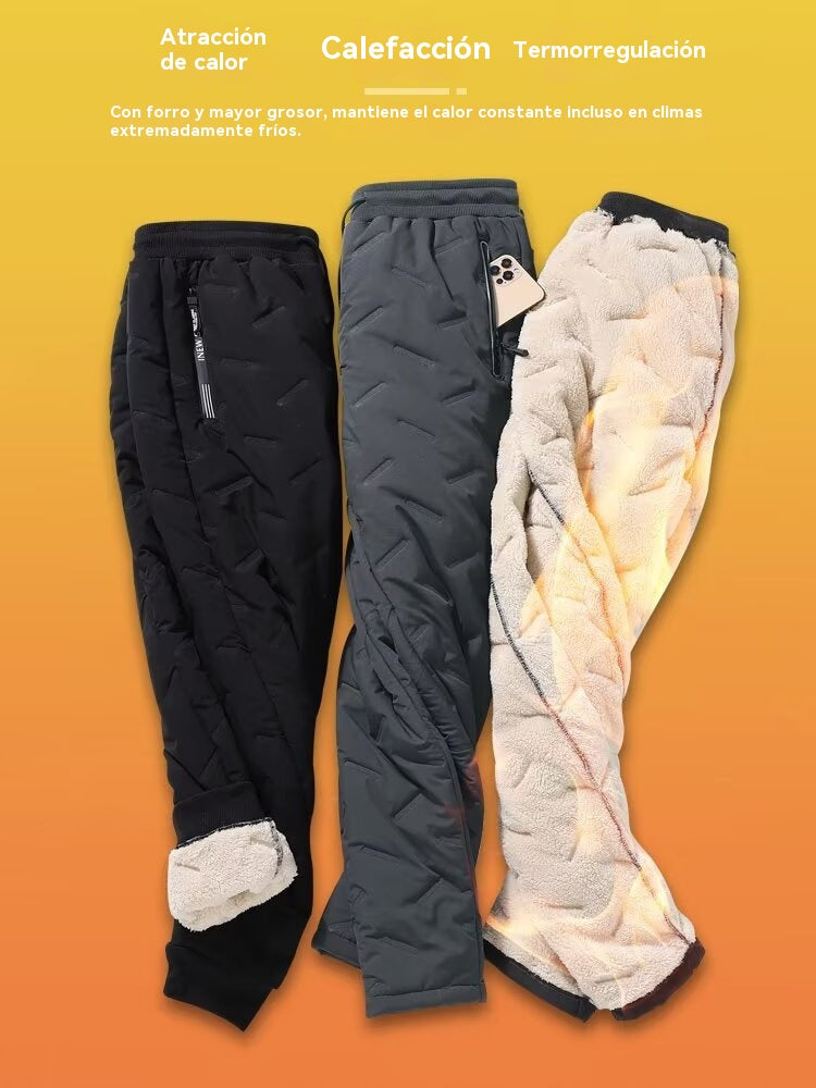 【L-7XL】Pantalones de lana gruesa y forro polar para el invierno - Oferta por tiempo limitado🔥
