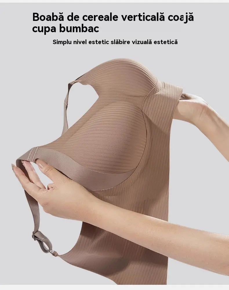 🧊[Paquete de 4] 🍃Sujetador de una pieza sin costuras ni aros para mujer - Transpirable y sin sudor ❤️ [40–95 kg]