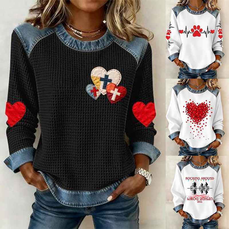 👕🍂❄️2026 Nova Kolekcija 43%🔥【S-5XL】Visokokvalitetna majica s printom za jesen/zimu – pogodna za proljeće, jesen i zimu”