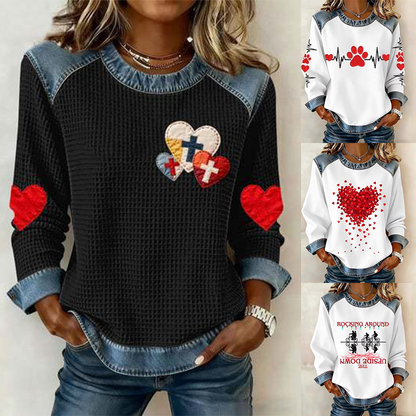 👕🍂❄️2026 Nova Kolekcija 43%🔥【S-5XL】Visokokvalitetna majica s printom za jesen/zimu – pogodna za proljeće, jesen i zimu”